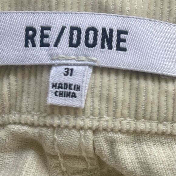 NWT RE/DONE 70s pocket loose flare in vintage ivory. 31 - Picture 6 of 13